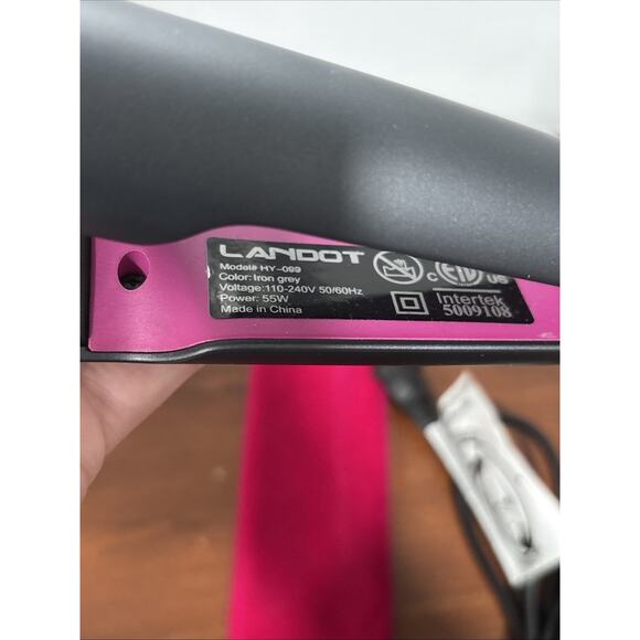 Landot Flat Iron Curler 2 in 1 Twist Straightening Curling Flat Iron Preowned - Picture 5 of 5